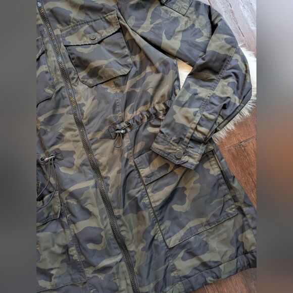 Blanc Noir MASTERMIND CAMO ANORAK Lightweight Green Black Jacket XS - Picture 4 of 10